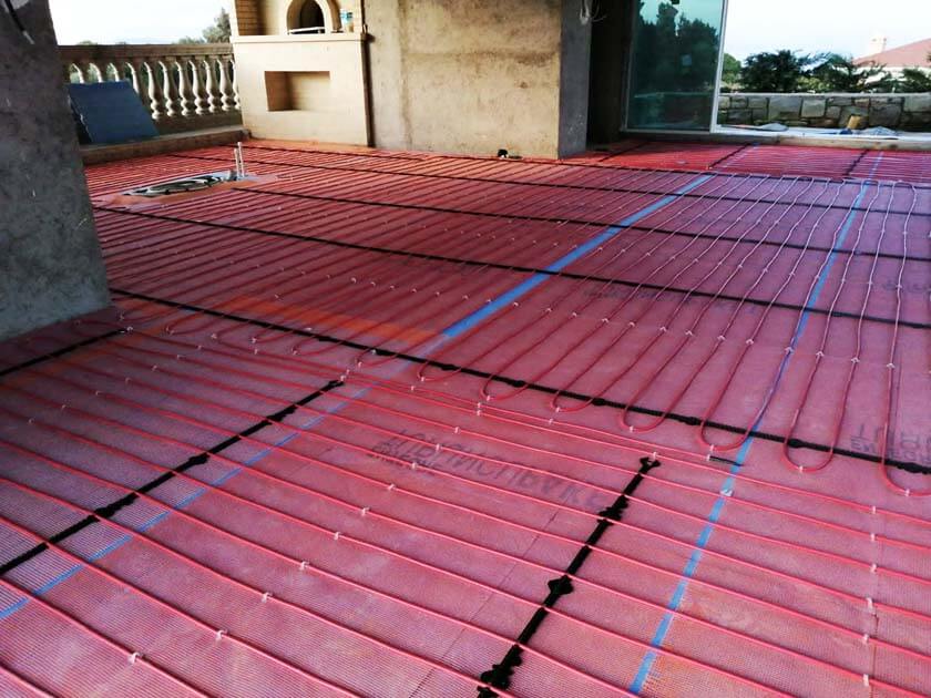 urla izmir kablolu kış bahçesi ısıtma uygulamamız